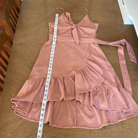ASTR the Label Dusty Pink Sandy Mini Dress Size Small - Picture 13 of 13
